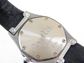 Thumbnail von Audemars Piguet Royal Oak Medium mit original Brillantbesatz Stahl Gold Datum 28 mm Faltschließe </h1>