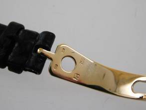 Thumbnail von Audemars Piguet Royal Oak Medium mit original Brillantbesatz Stahl Gold Datum 28 mm Faltschließe </h1>