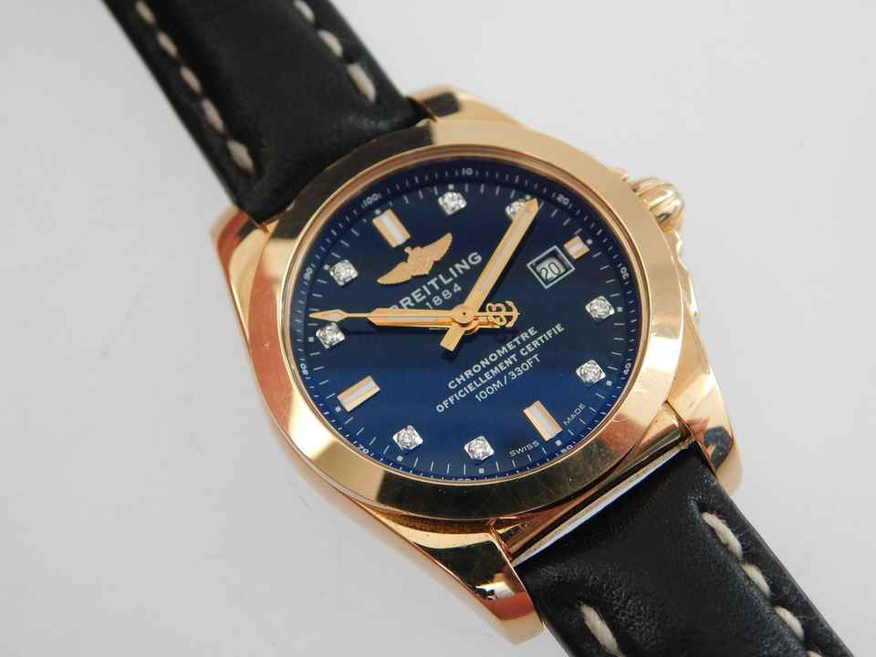  Breitling Galactic 18 Karat Rosé Gold Galactic 29 Sleek im Full Set Tresoruhr wie Neu 