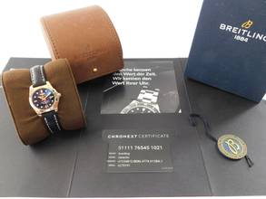 Thumbnail von Breitling Galactic 18 Karat Rosé Gold Galactic 29 Sleek im Full Set Tresoruhr wie Neu