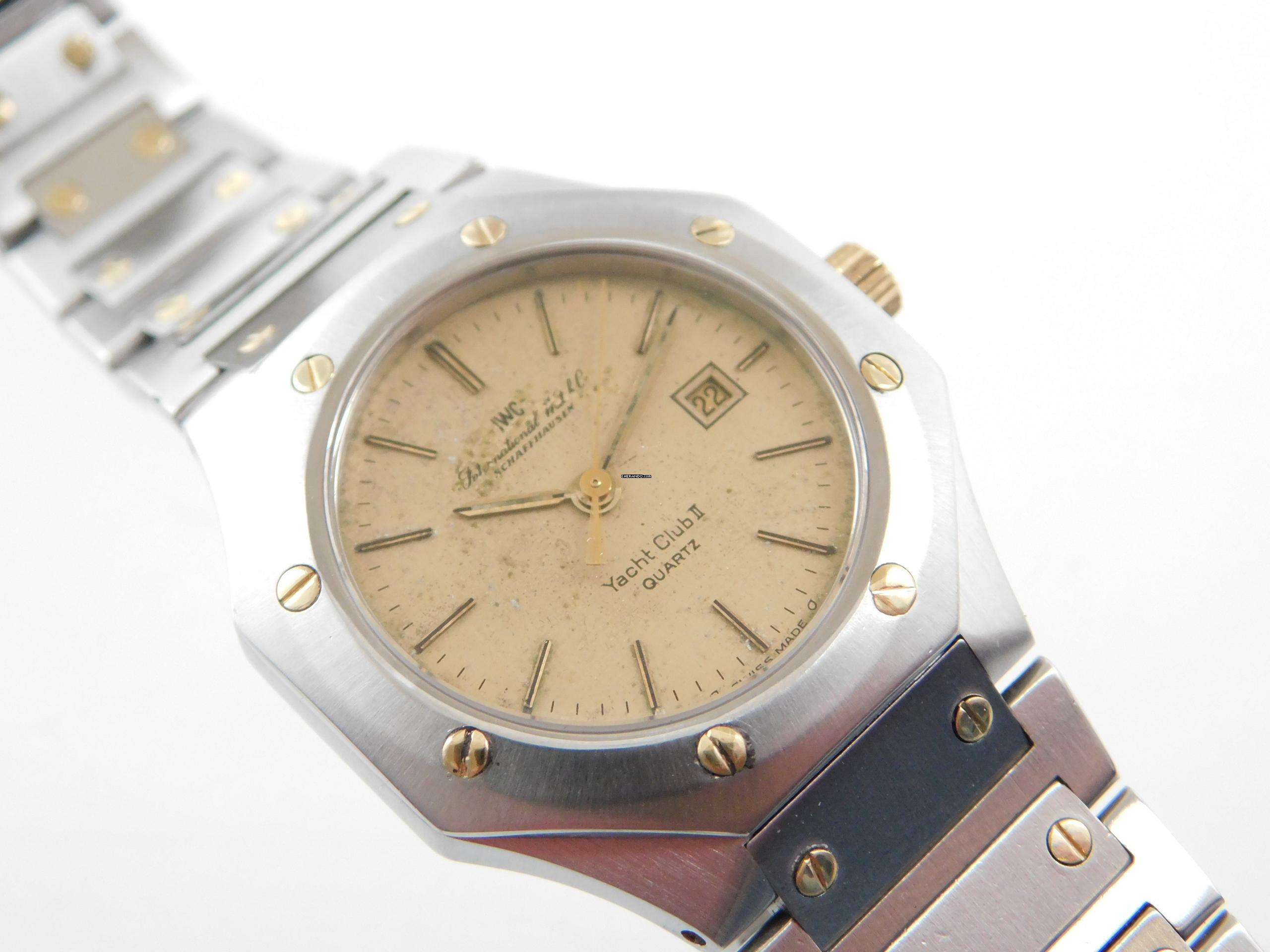 IWC Yacht Club II Stahl Gold 30 mm Medium Quartz im original Zustand selten </h1>