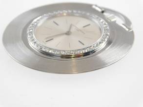 Thumbnail von Vacheron Constantin Disco Volante 18 Karat Weißgold Flying Saucer Disco Volante: Ultra-Thin Pocketwatch Diamonds Open Face