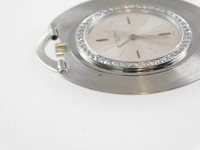 Thumbnail von Vacheron Constantin Disco Volante 18 Karat Weißgold Flying Saucer Disco Volante: Ultra-Thin Pocketwatch Diamonds Open Face