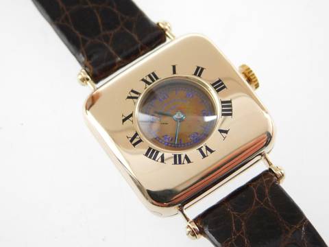  Patek Philippe 20er / 30er Jahre Patek Philippe Damenuhr massiv Gelbgold mit Emaille super rare </h1> 