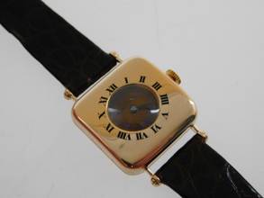Thumbnail von Patek Philippe 20er / 30er Jahre Patek Philippe Damenuhr massiv Gelbgold mit Emaille super rare </h1>