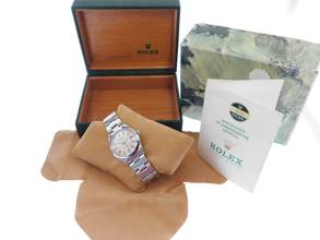 Thumbnail von Rolex Oyster Perpetual Date Stahl 34 mm im Full Set aus 1982 mit Oysterband im Top Zustand </h1>