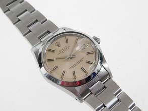 Thumbnail von Rolex Oyster Perpetual Date Stahl 34 mm im Full Set aus 1982 mit Oysterband im Top Zustand </h1>