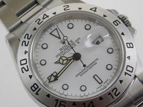 Thumbnail von Rolex Explorer II weißes Blatt T-Serie aus 1996 im Best Zustand </h1>