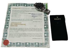 Thumbnail von Rolex Submariner Date LC100 Papiere 16800 </h1>