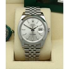 Thumbnail von Rolex Datejust 41 Silver Index Jubilee Ref.126300 Full Set 2023