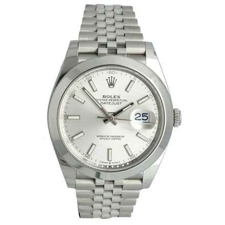  Rolex Datejust 41 Silver Index Jubilee Ref.126300 Full Set 2023  