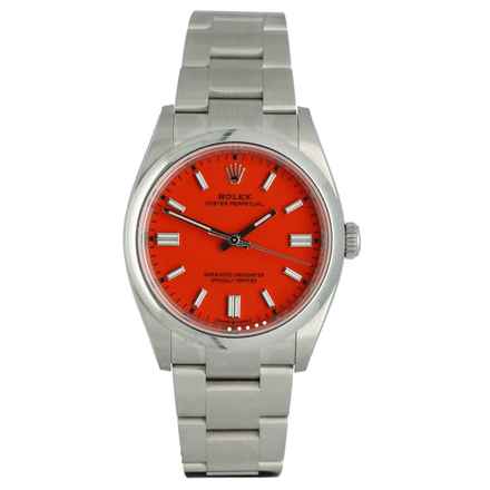  Rolex Oyster Perpetual 36 Red Coral 126000 NEW  