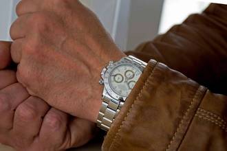 Thumbnail von Rolex Daytona Panna Cream Lemon Dial Thin Hands mit neuem Rolex Service und NFC Karte
