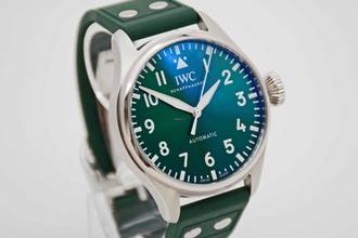 Thumbnail von IWC Große Fliegeruhr Big Pilot 43 Green Dial IW329306 on stock </h1>