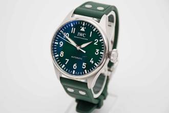 Thumbnail von IWC Große Fliegeruhr Big Pilot 43 Green Dial IW329306 on stock </h1>