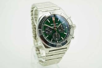 Thumbnail von Breitling Chronomat 42 B01 42 Bentley Green im perfekten Fullset