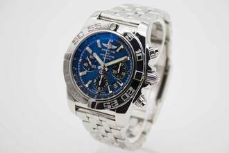 Thumbnail von Breitling Chronomat 44 Blue Dial AB011012.C789 Fullset aus 2020 </h1>
