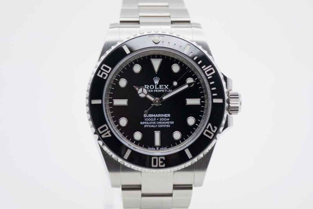  Rolex Submariner (No Date) 41mm LC100 124060 perfektes Fullset 