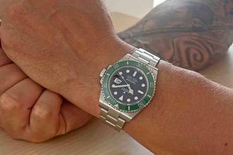 Thumbnail von Rolex Submariner Date Starbucks 126610LV MKII LC100 Wempe Fullset </h1>