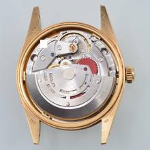 Thumbnail von Rolex Oyster Perpetual Date 15038 silver dial yellow gold 18KT 1985's </h1>