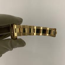 Thumbnail von Rolex Oyster Perpetual Date 15038 silver dial yellow gold 18KT 1985's </h1>