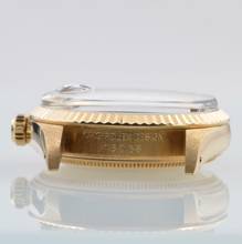 Thumbnail von Rolex Oyster Perpetual Date 15038 silver dial yellow gold 18KT 1985's </h1>