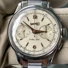 Thumbnail von Eberhard & Co. Extra-Fort Chronograph 14003/45 Fly-Back 1950’s </h1>