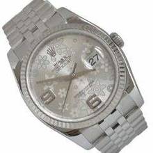 Thumbnail von Rolex Datejust 36 116234 Factory Floral silver dial </h1>