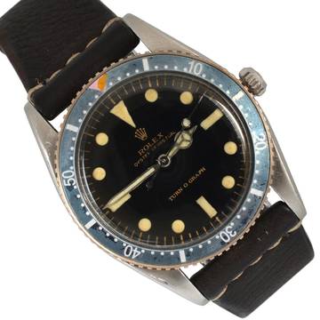  Rolex Turn-O-Graph Turn-O-Graph 6202 Tropical galvanic glossy gilt dial 1953  
