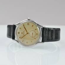 Thumbnail von Rolex Precision ultra flat 4498 Fancy Lugs Ivory dial 1952's </h1>