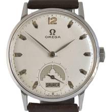 Thumbnail von Omega Classic 2214/9 by Saurer logo silver color dial 1948's