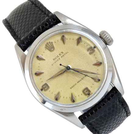  Rolex Oyster Perpetual 31 31MM 6444 Shock Resisting Herringbone vory dial 1956’s </h1> 