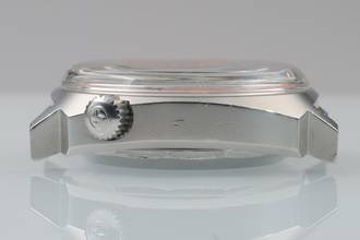 Thumbnail von Zenith Diver chronograph A3736 Super Sub Sea orange dial 1970's </h1>