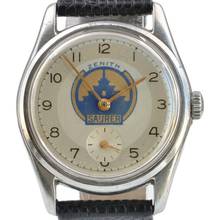 Thumbnail von Zenith Sporto Classic by Saurer logo silver dial caliber 126-6 1950's