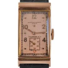 Thumbnail von Vacheron Constantin The Doctor's watch 4033 signed by Hausmann & Co. Pink Gold 18KT 1941’s </h1>