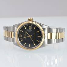 Thumbnail von Rolex Oyster Perpetual Date 1505 black dial 1974's </h1>