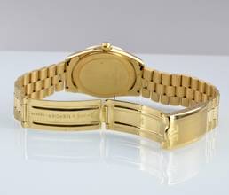 Thumbnail von Baume & Mercier Riviera Classique Date 34MM champagne dial yellow gold 18KT TOP Condition 1985’s