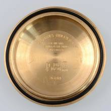 Thumbnail von Rolex Submariner Date 1680/8 Tropical purple dial yellow gold 18KT Full Set 1973's </h1>