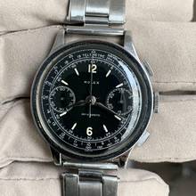 Thumbnail von Rolex Chronograph 2508 Antimagnetic black dial 1937’s with Service Official Rolex </h1>