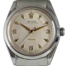 Thumbnail von Rolex Air King 5500 Honeycomb Explorer ivory dial very rare 1966’s