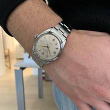 Thumbnail von Rolex Air King 5500 Honeycomb Explorer ivory dial very rare 1966’s