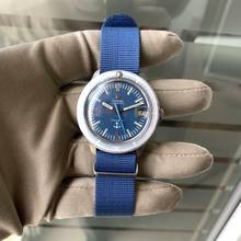 Thumbnail von Omega Genève Admiralty Anchor blue navy dial 1968’s </h1>