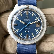 Thumbnail von Omega Genève Admiralty Anchor blue navy dial 1968’s </h1>