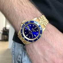 Thumbnail von Rolex Submariner Date 1680/8 blue dial yellow gold 18KT TOP Condition 1977's