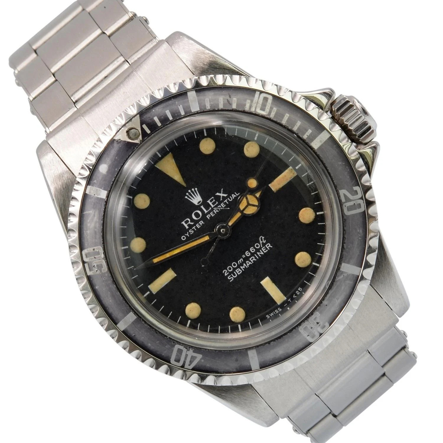 Rolex Submariner (No Date) 5513 by Chile Air Force Full Set 1968’s