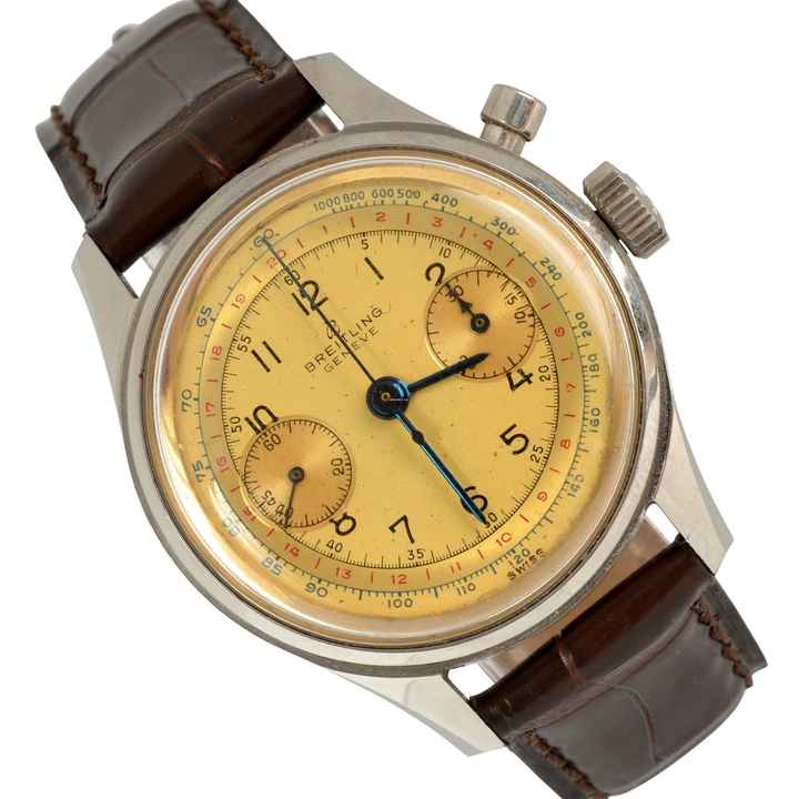  Breitling Chronograph Mono-Pusher Huit Aviation Department U.S. Military 1970’s </h1> 