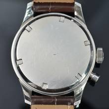 Thumbnail von Breitling Chronograph Mono-Pusher Huit Aviation Department U.S. Military 1970’s </h1>