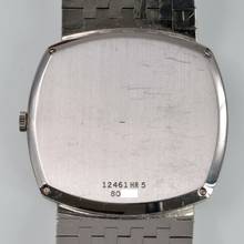 Thumbnail von Piaget Cushion ultra-thin 12461 HR5 automatic white gold 18KT 1970’s </h1>