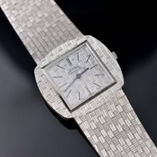 Thumbnail von Piaget Cushion ultra-thin 12461 HR5 automatic white gold 18KT 1970’s </h1>