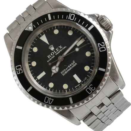  Rolex Submariner (No Date) 5513 No date matt meter first dial U.S.A. market 1967’s  